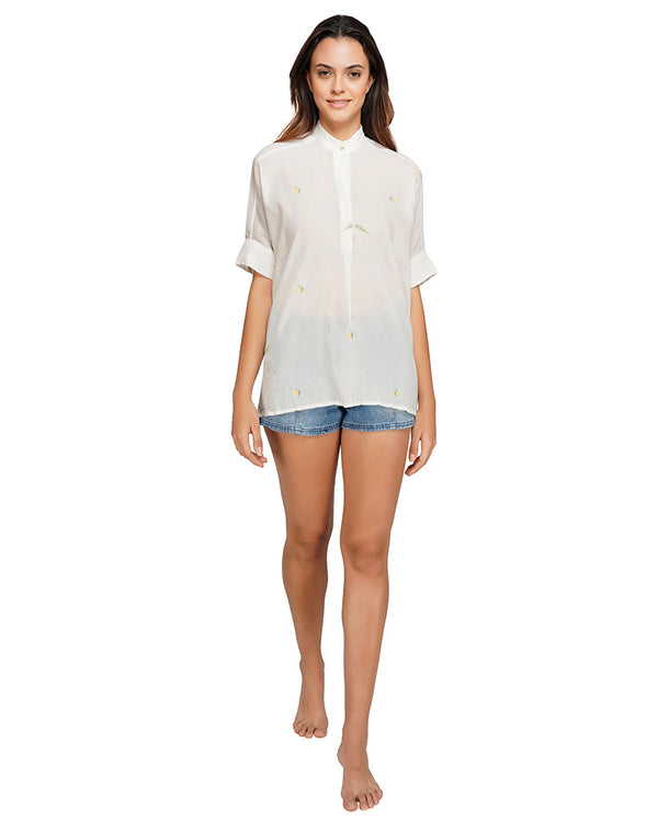 Mango & Parrot Flow Top