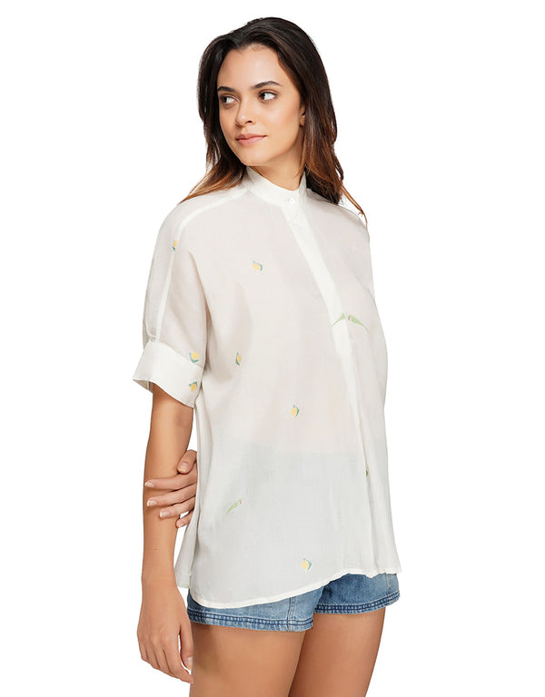 Mango & Parrot Flow Top