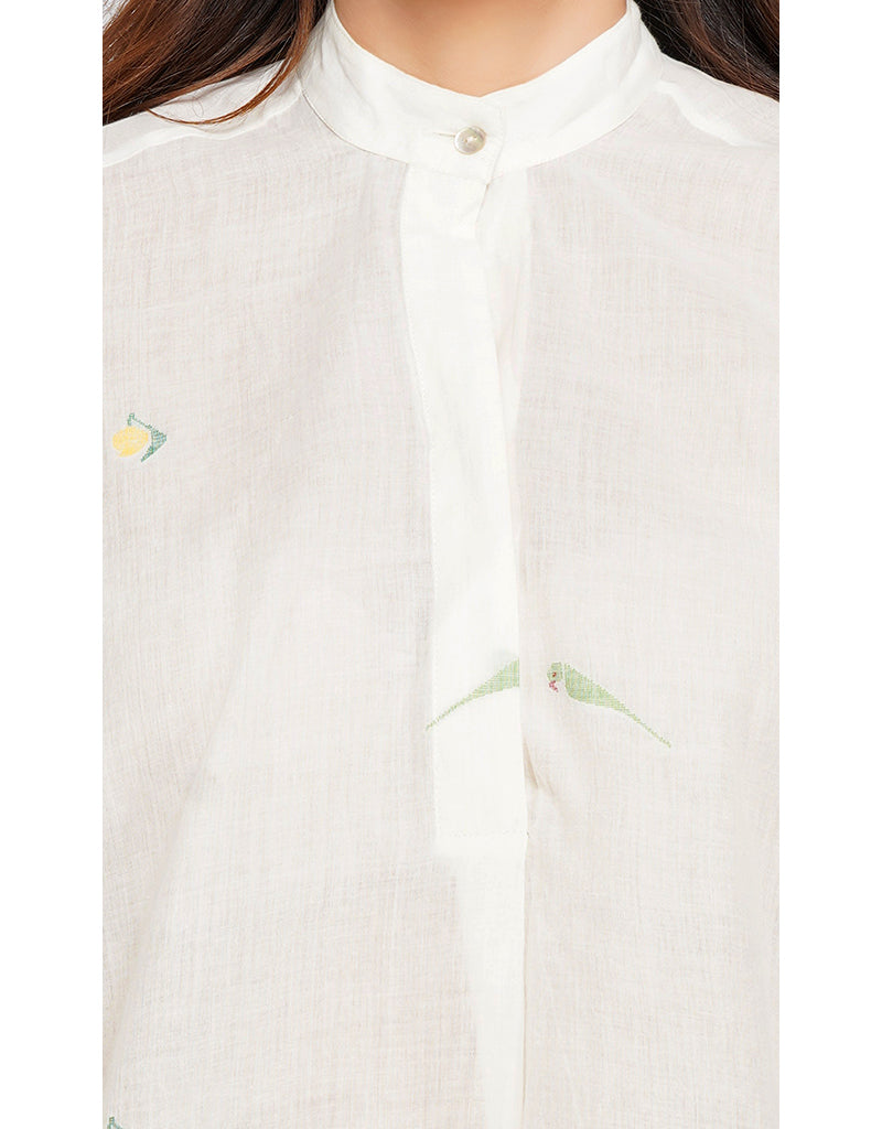 Mango & Parrot Flow Top