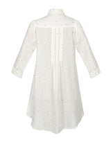 Pin Tucks Shirt Dress
