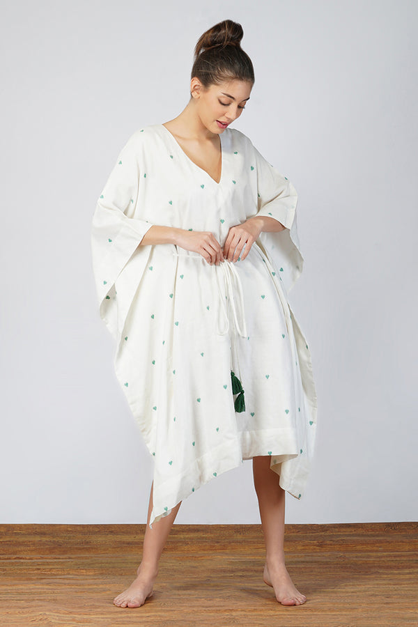 Trademark Green Heart Kaftan