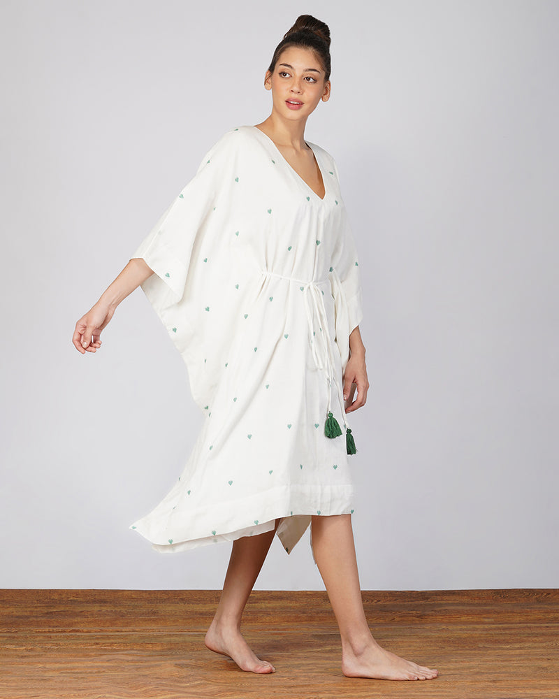 Trademark Green Heart Kaftan