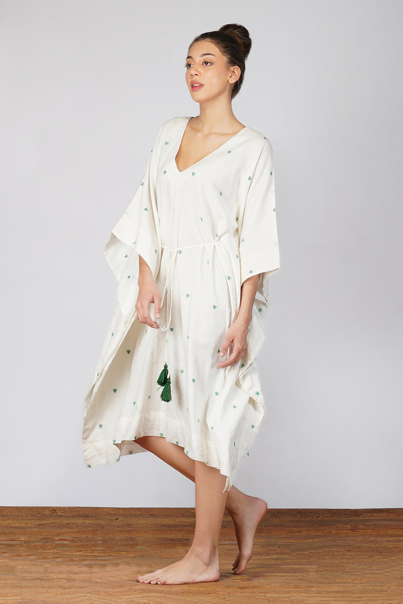 Trademark Green Heart Kaftan