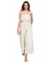 Off-White Kala Cotton-Linen Jumpsuit
