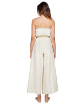 Off-White Kala Cotton-Linen Jumpsuit