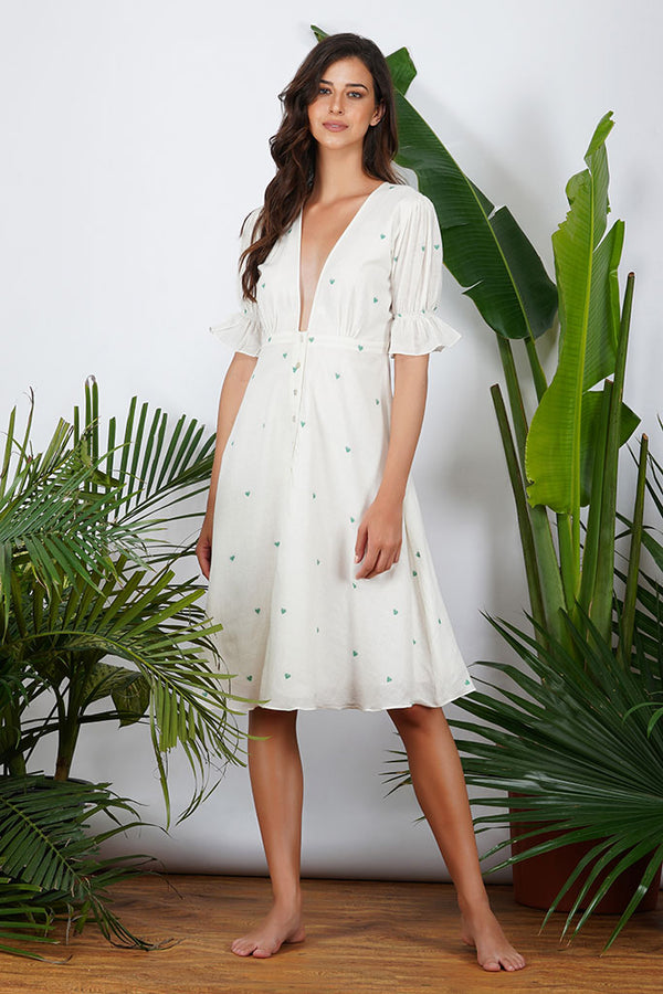 Bloom Trademark Green heart Dress