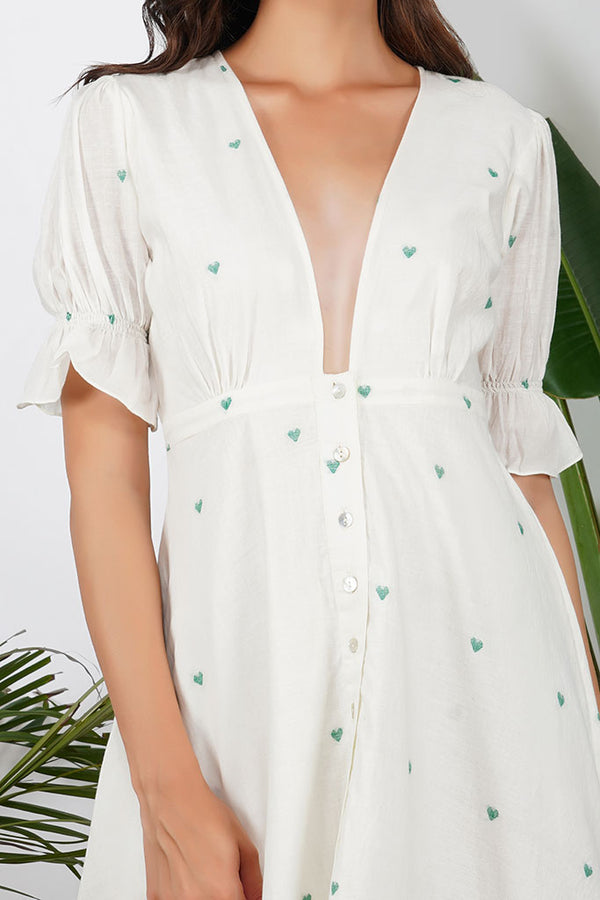 Bloom Trademark Green heart Dress