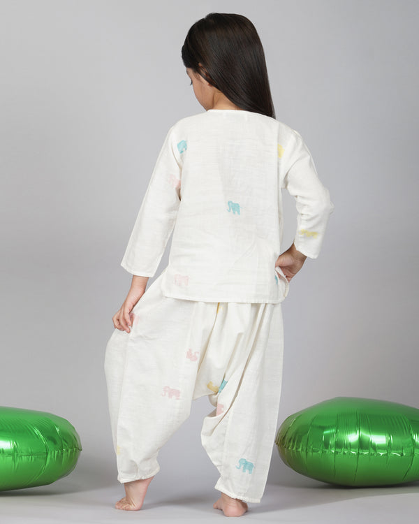 Little Cado Harem pant Kurta Set