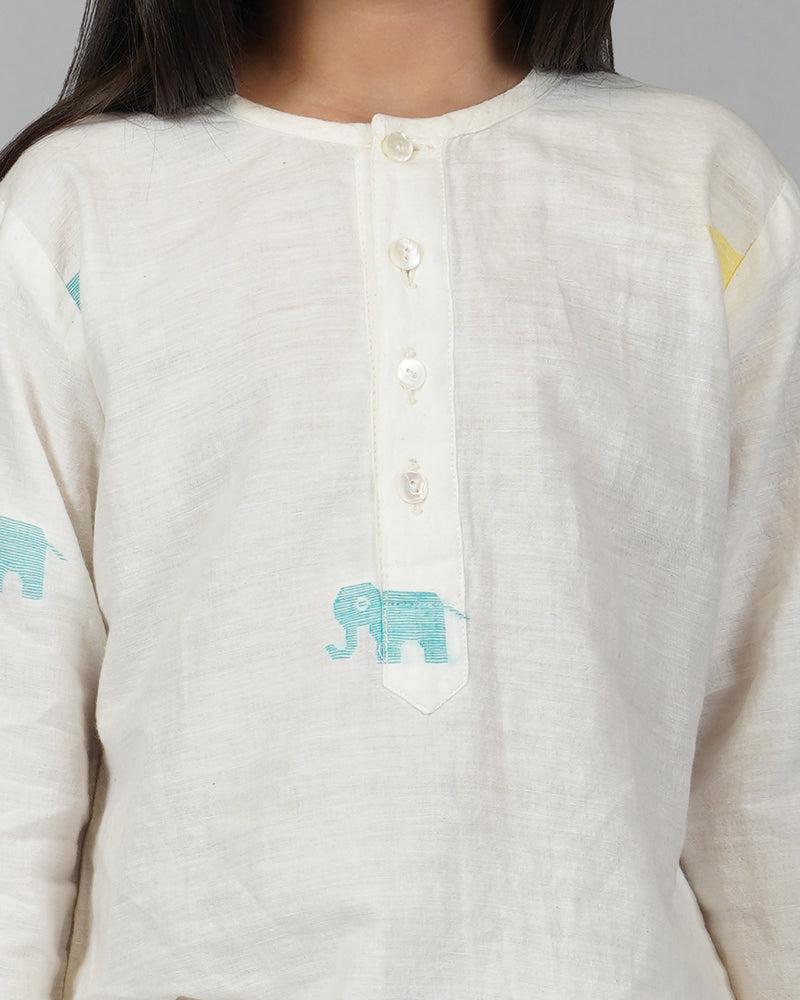 Little Cado Harem pant Kurta Set
