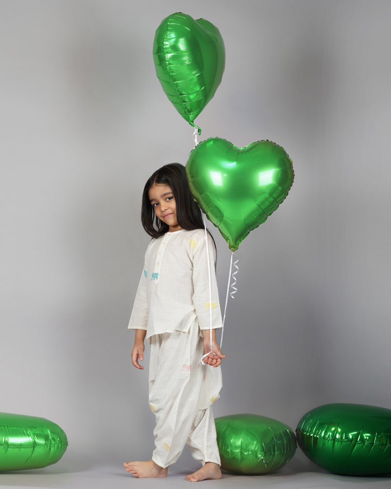 Little Cado Harem pant Kurta Set