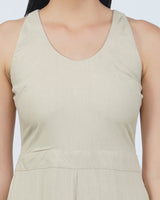 Beige Jumpsuit