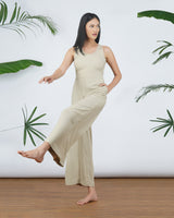Beige Jumpsuit