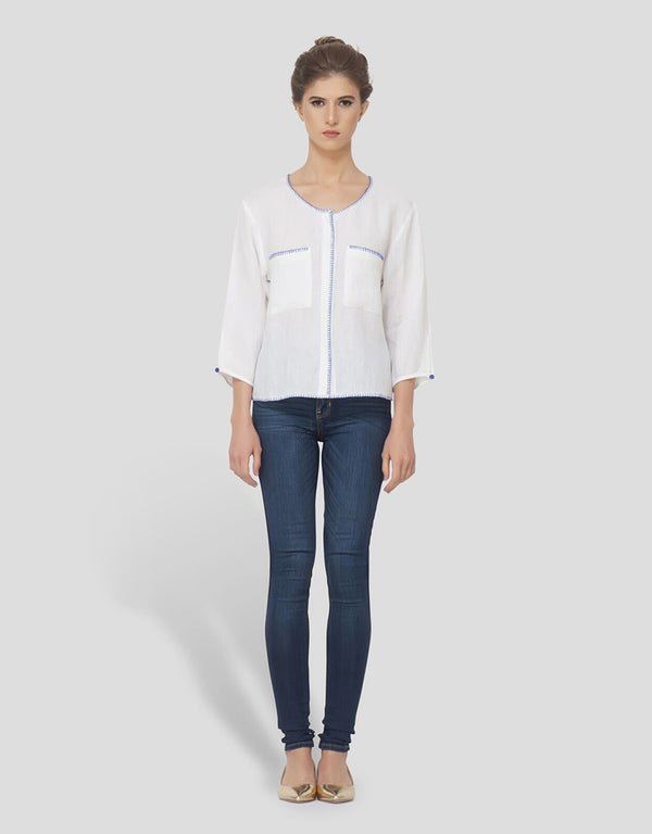 White Linen Shirt