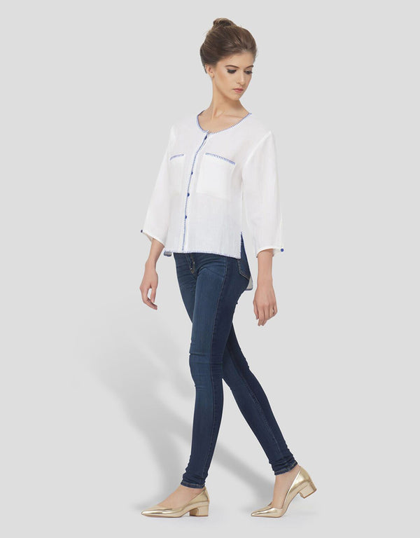 White Linen Shirt