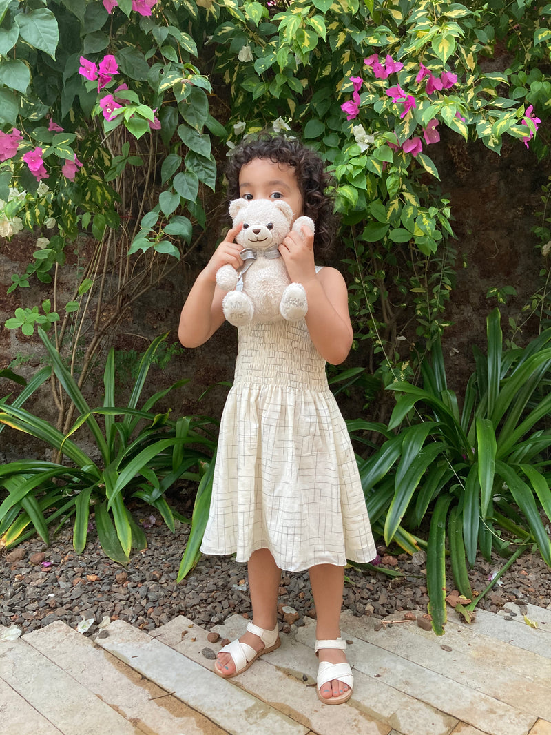Little Cado Abstact Checks frock